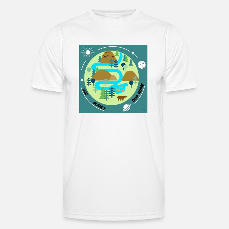 Mather Nature 🐢 Männer Funktions-T-Shirt