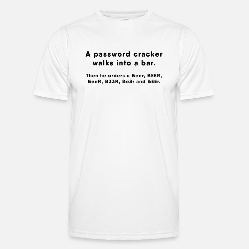 Hacker - Cracker de mot de passe T-shirt sport Homme
