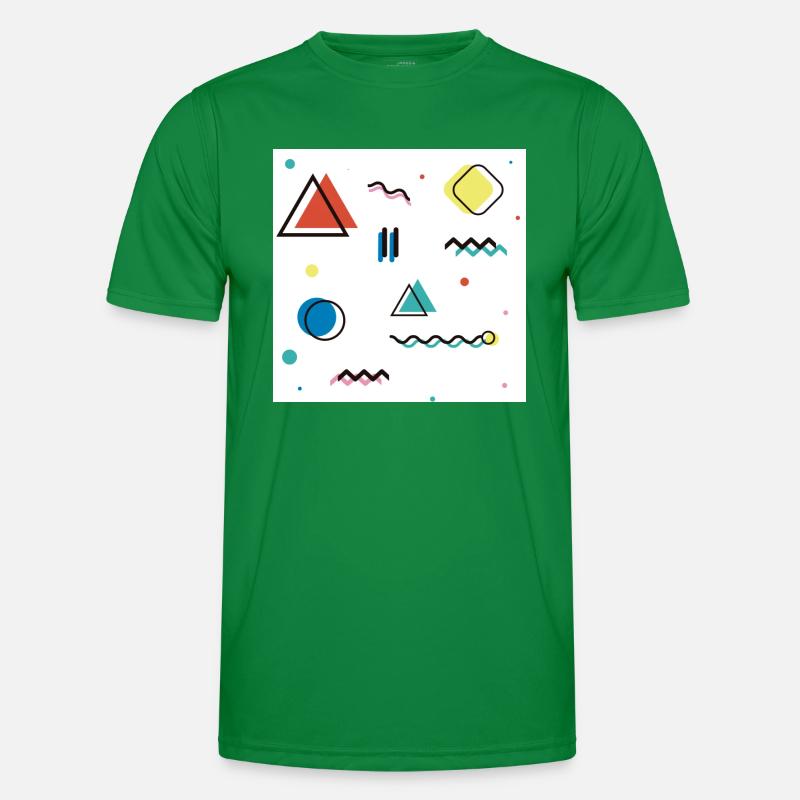 Abstract geometry Men's Functional T-Shirt