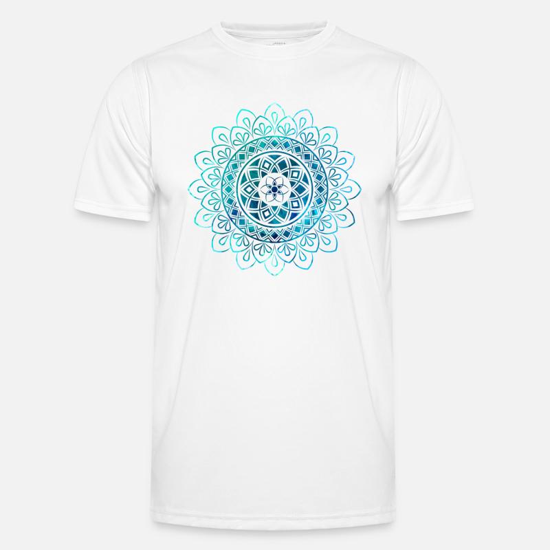Mandala - Blue Men's Functional T-Shirt