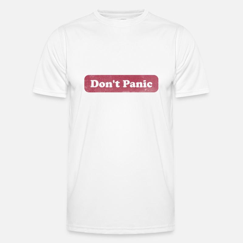 Don't Panic - Hitchhiker Männer Funktions-T-Shirt