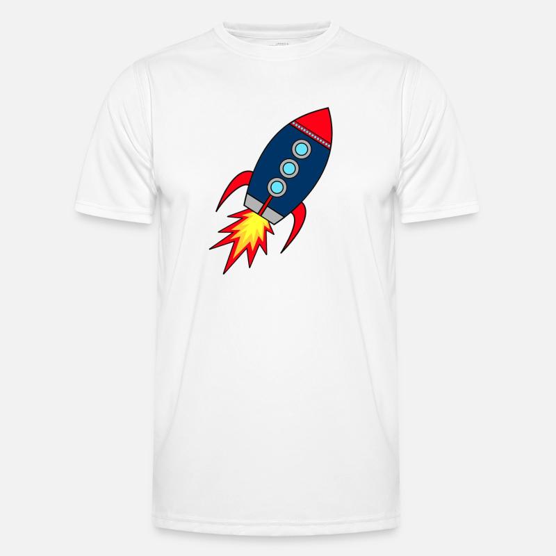 Rocket * rocket launches - Men's Functional T-Shirt - white