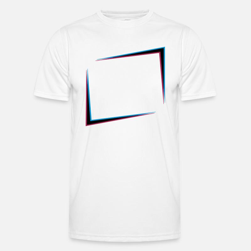 3D effect frame Men's Functional T-Shirt