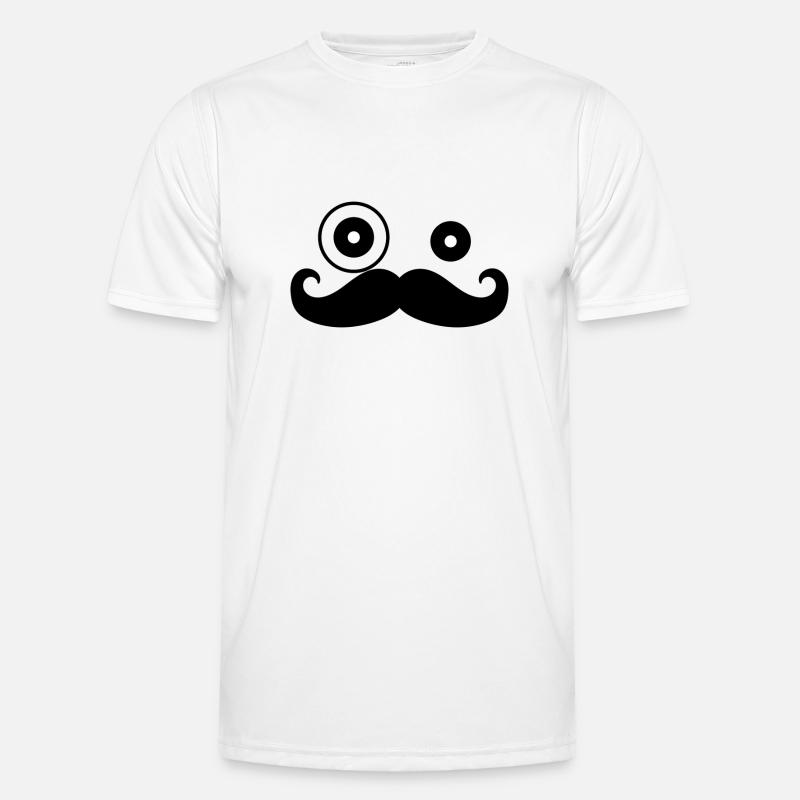 Mustache man Men's Functional T-Shirt