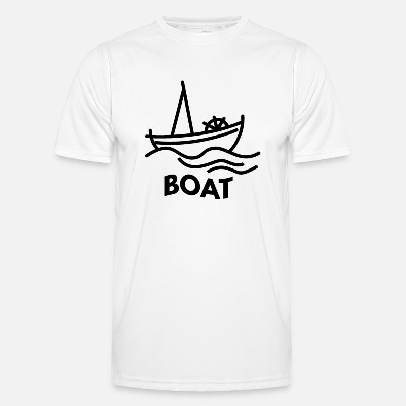Boot Männer Funktions-T-Shirt