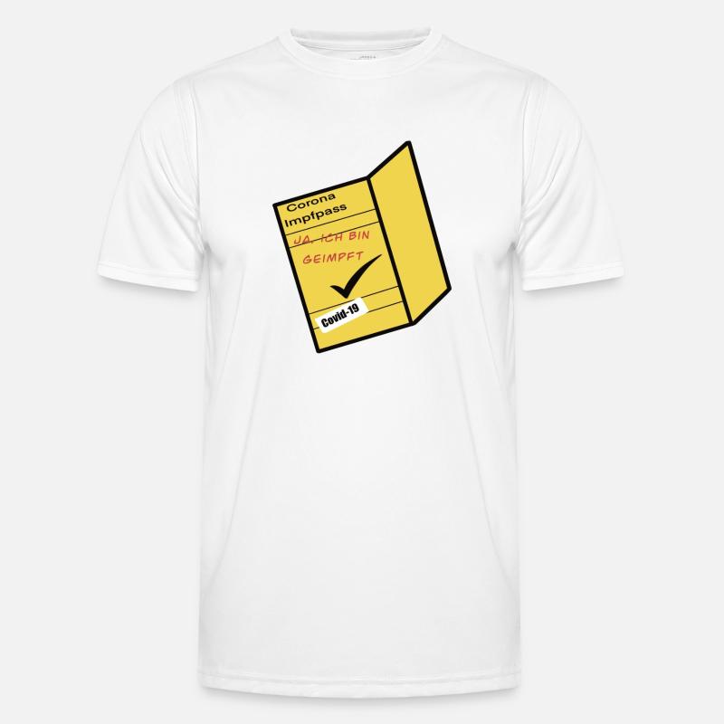 Impfpass Covid19 Männer Funktions-T-Shirt