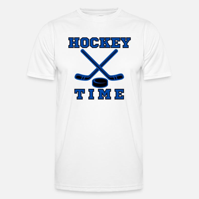 Hockey Time Originelle Geschenkidee Männer Funktions-T-Shirt