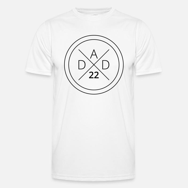 DAD 22 - Best Dad 2022 - Vector - Men's Functional T-Shirt - white