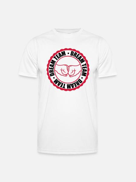 Stamp Dream Team - Men's Functional T-Shirt - white