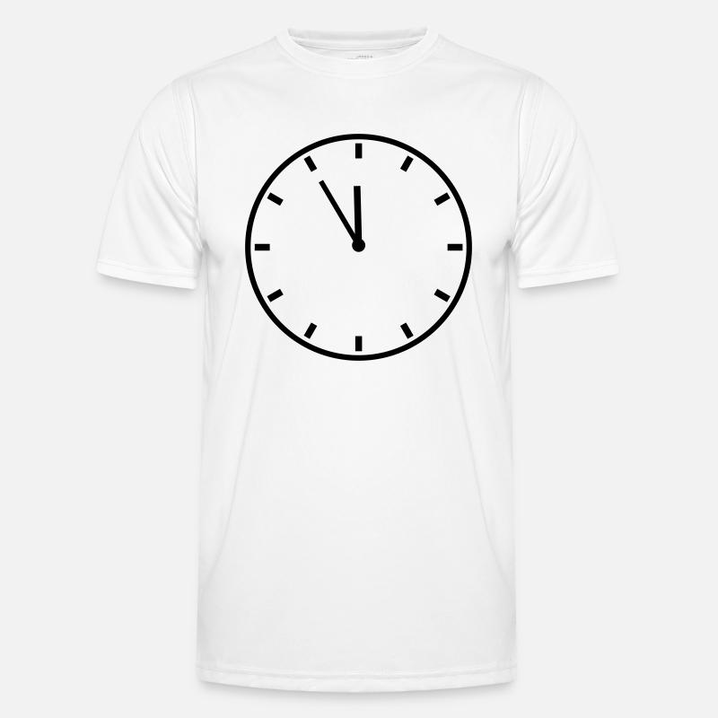 Uhrzeit 5 vor Männer Funktions-T-Shirt