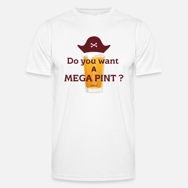 Möchten Sie ein Mega-Pint? Männer Funktions-T-Shirt