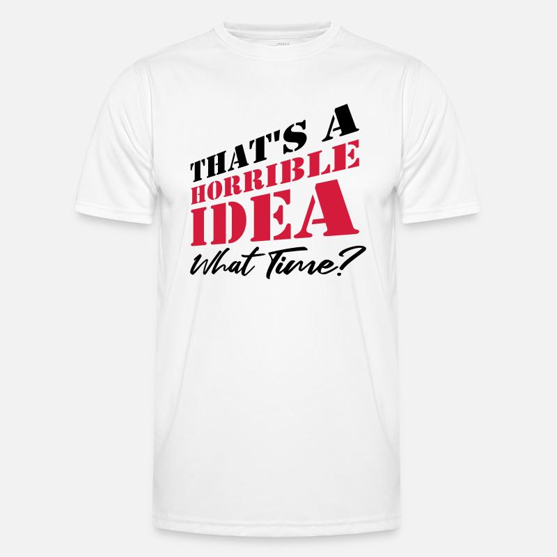 Dire drôle d’idée terrible T-shirt sport Homme