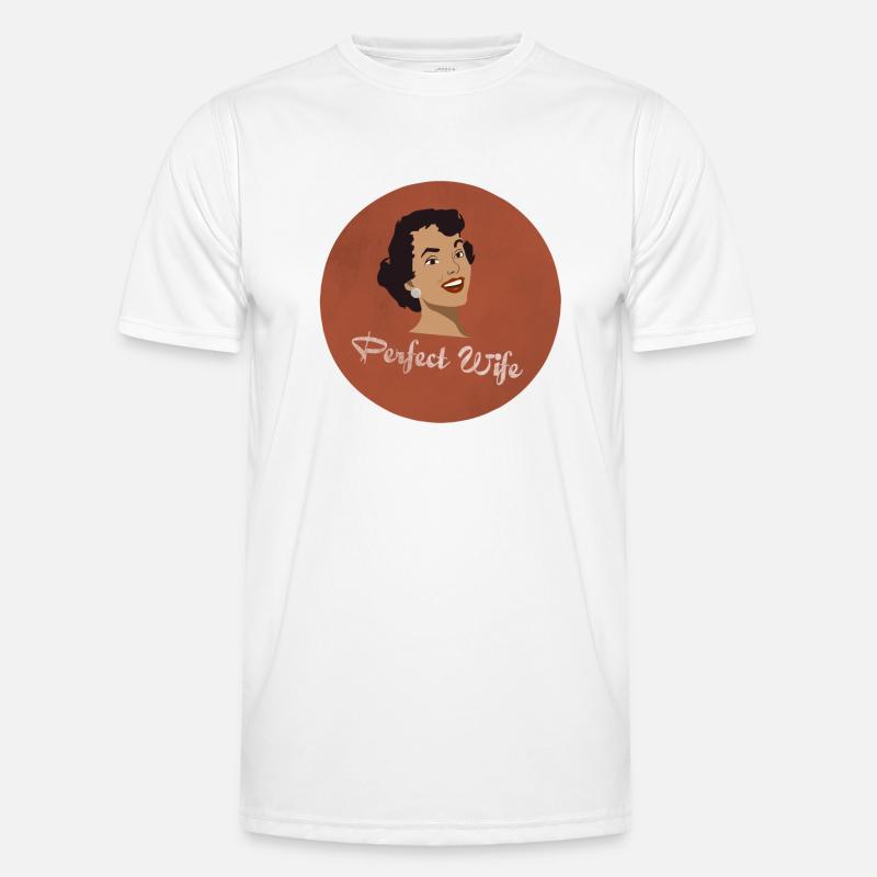 Die perfekte Ehefrau Männer Funktions-T-Shirt