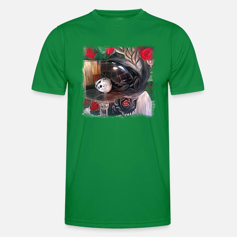 Dämonisches Tischritual Männer Funktions-T-Shirt