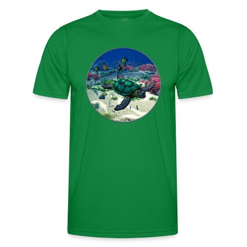 Meeresschildkröte - Männer Funktions-T-Shirt
