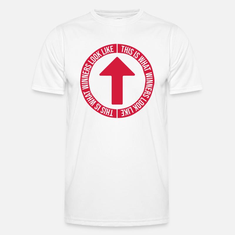 What Winners Look Like - Männer Funktions-T-Shirt - Weiß