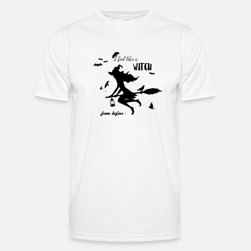 I feel like a witch from before. - Men's Functional T-Shirt - white