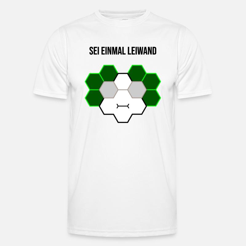 Sei einmal leiwand - Männer Funktions-T-Shirt - Weiß