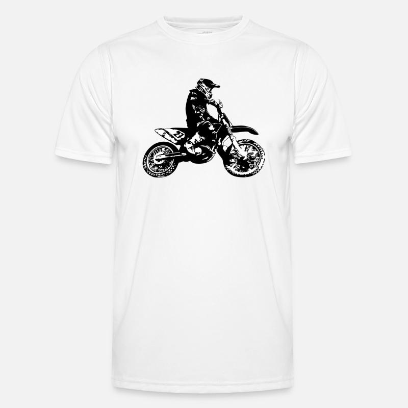 mx motorradfahrer Männer Funktions-T-Shirt