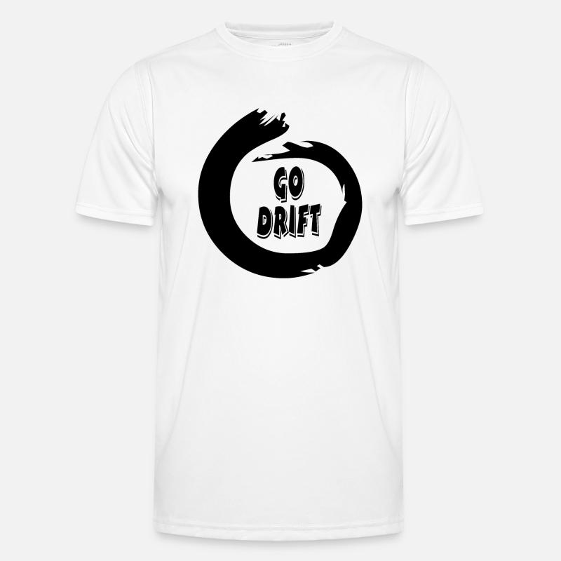 Auto - Männer Funktions-T-Shirt - Weiß