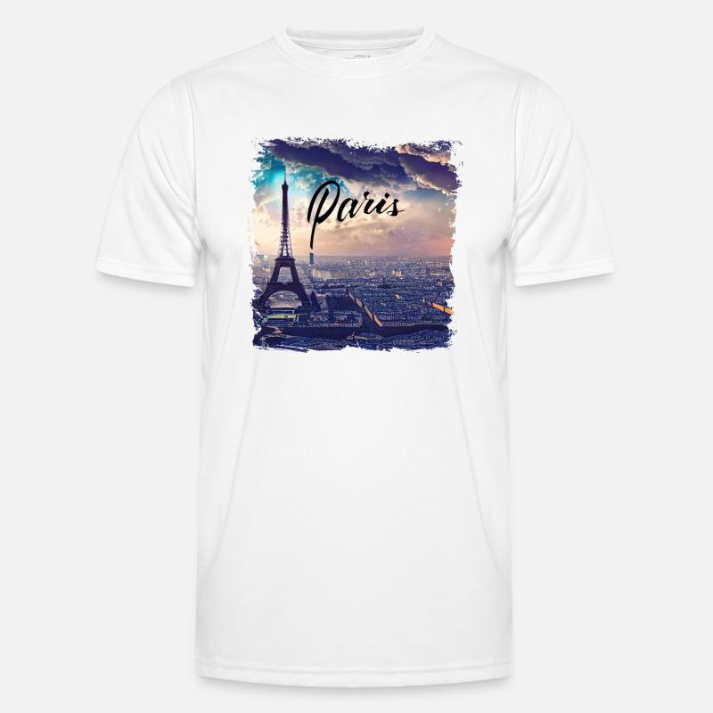Paris Eiffelturm Casual Style Männer Funktions-T-Shirt