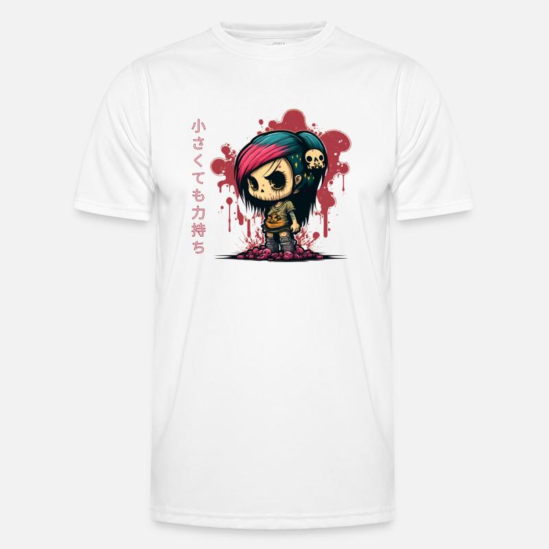 Anime Chibi Urban Graffiti | Klein aber oho Männer Funktions-T-Shirt