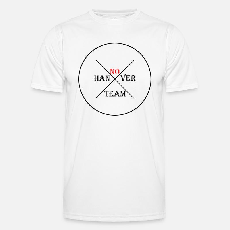 Team Hannover schwarz rot Geschenk Geschenkidee Männer Funktions-T-Shirt