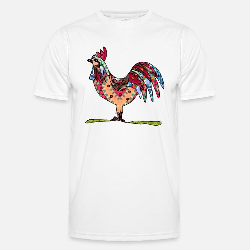 Hahn Männer Funktions-T-Shirt