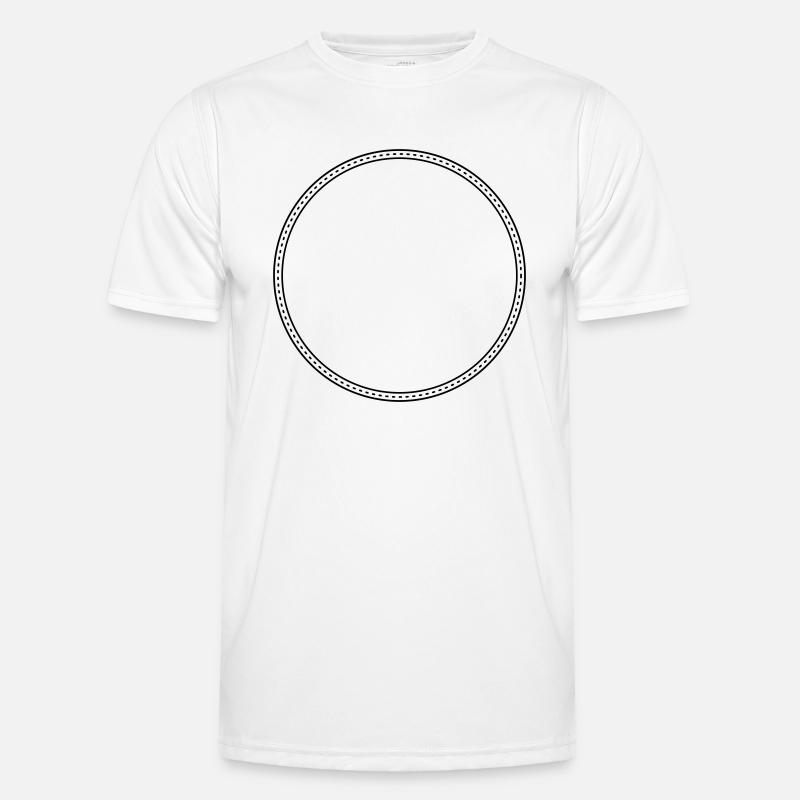 Points Circle Frame Decor Men's Functional T-Shirt
