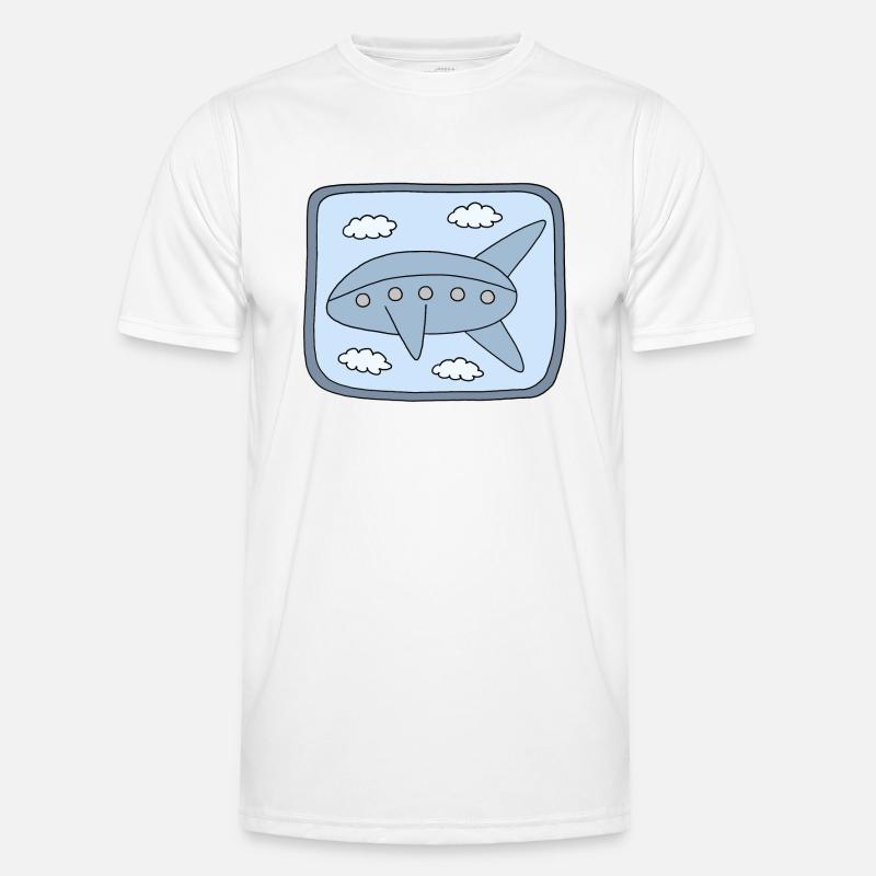 Luftschiff Design Männer Funktions-T-Shirt
