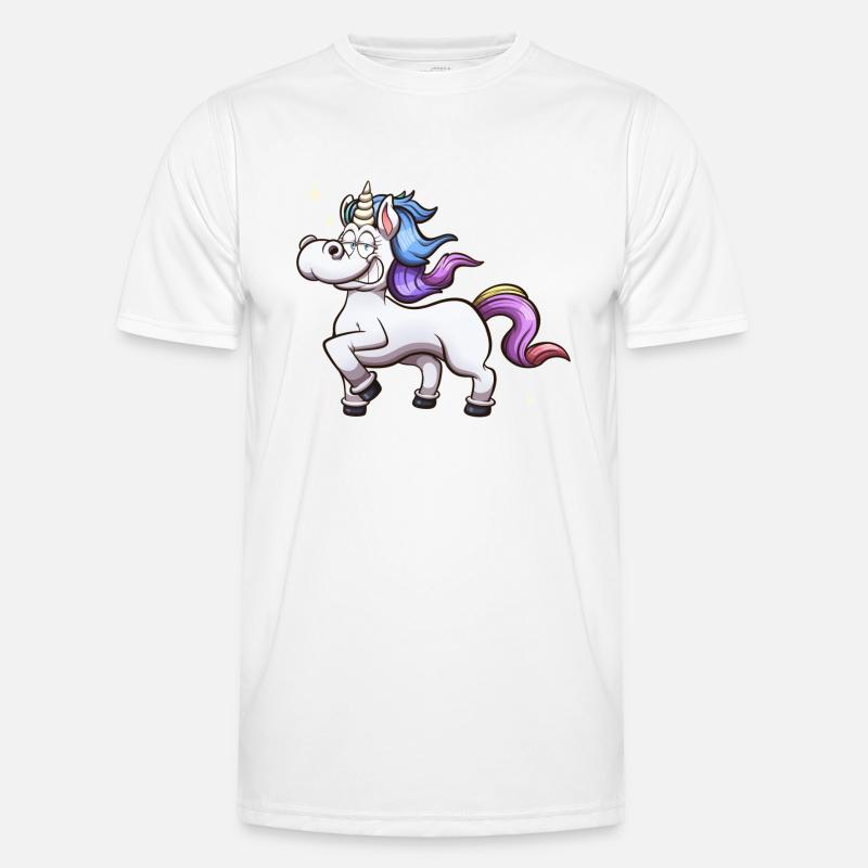 Berühmtes Einhorn Männer Funktions-T-Shirt