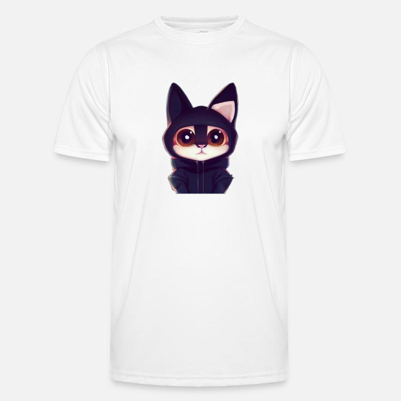 Chat mignon T-shirt sport Homme