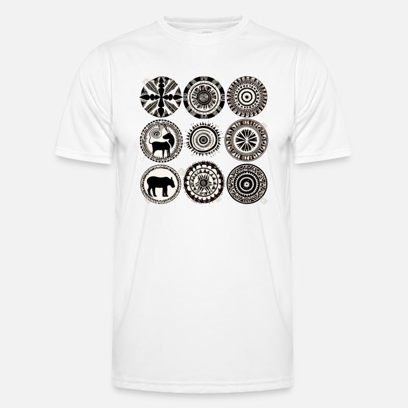 Folklore africain T-shirt sport Homme