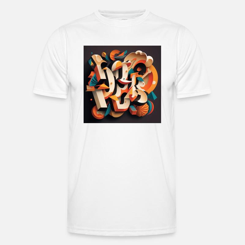 Graffiti T-shirt sport Homme