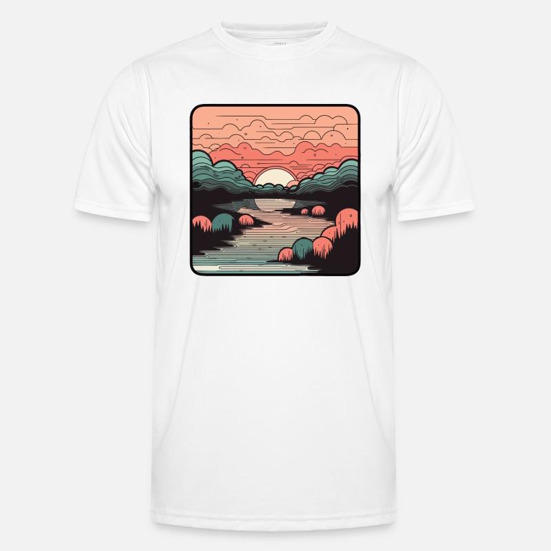 Sunset Men's Functional T-Shirt