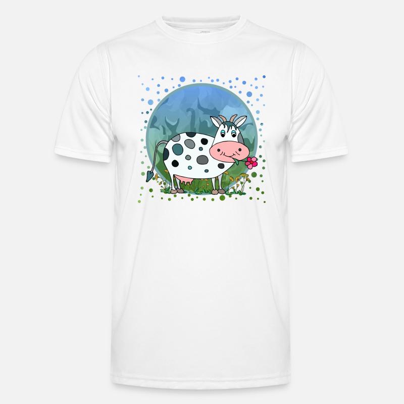 Kuh Männer Funktions-T-Shirt