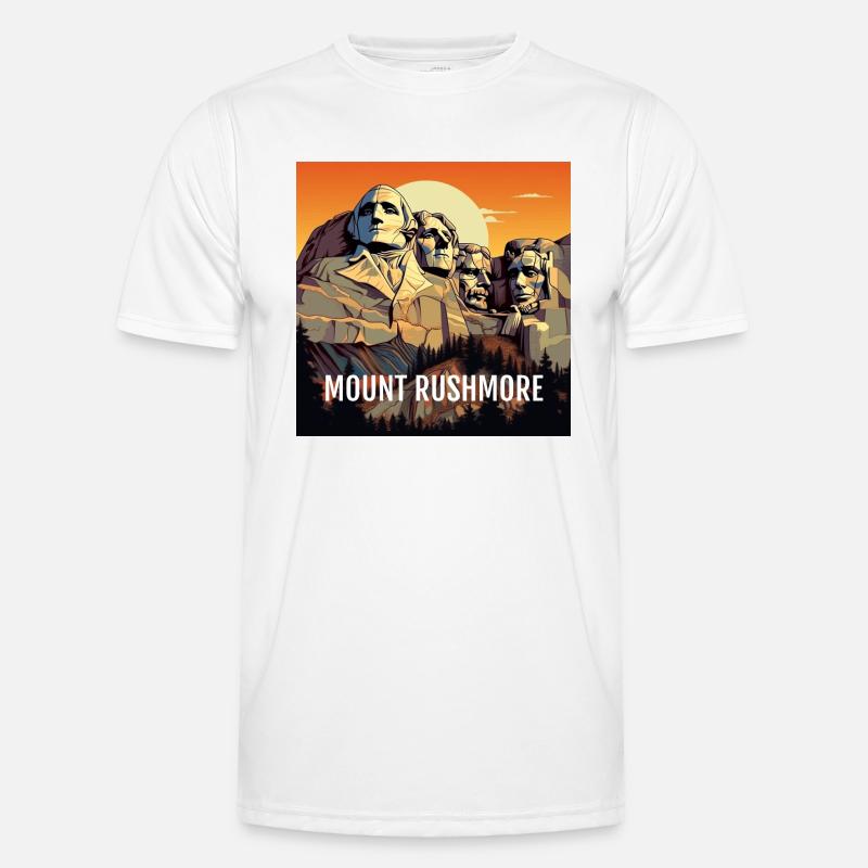 Mount Rushmore Männer Funktions-T-Shirt