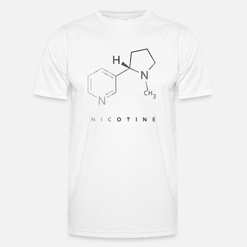 Nicotine molecule Men's Functional T-Shirt