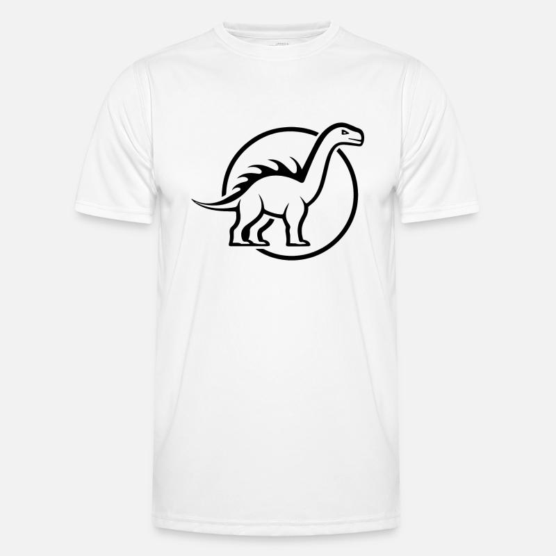 Dino Dinosaur Dinosaurs Paleontology - Men's Functional T-Shirt - white
