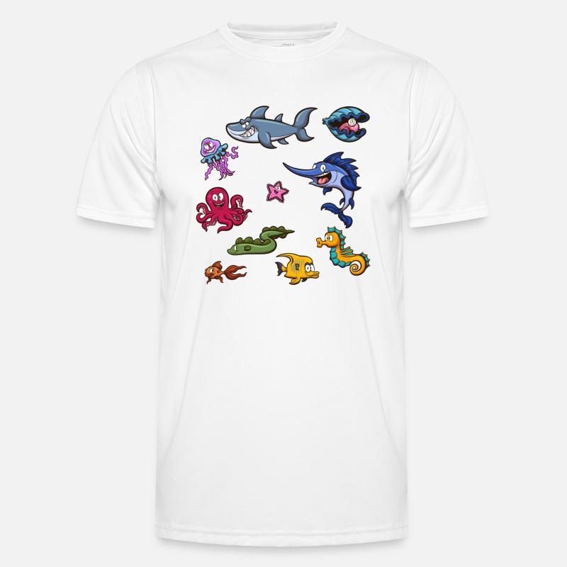 Créatures marines T-shirt sport Homme
