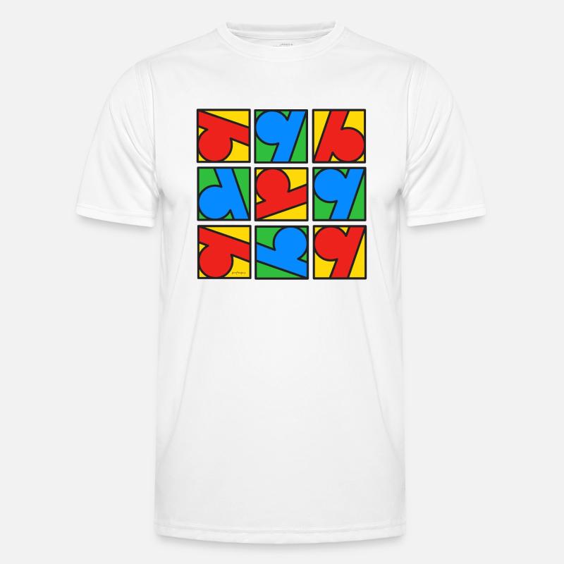 pattern moda 110623 - Men's Functional T-Shirt - white