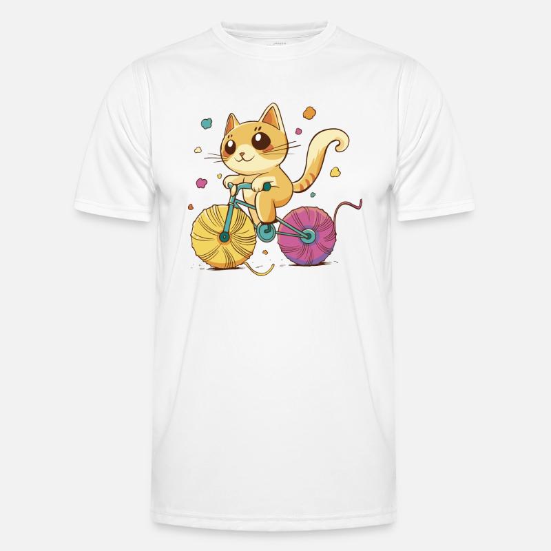Nettes Kätzchen Männer Funktions-T-Shirt