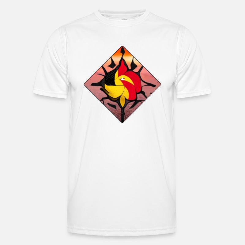 Muster Männer Funktions-T-Shirt