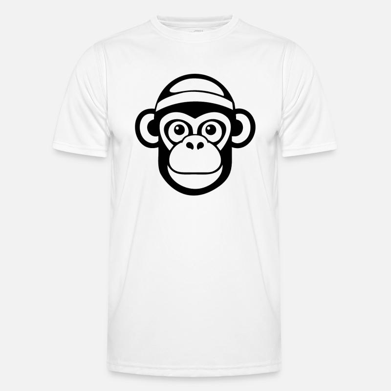 Affe Affen Affengesicht Dschungel Männer Funktions-T-Shirt