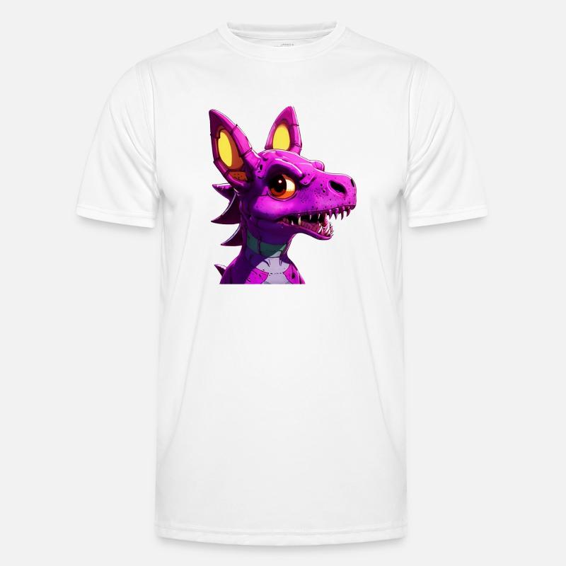 Dragon violet T-shirt sport Homme