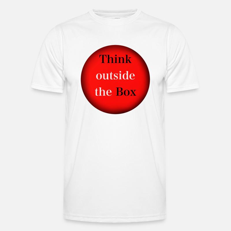 Think outside thebox Männer Funktions-T-Shirt