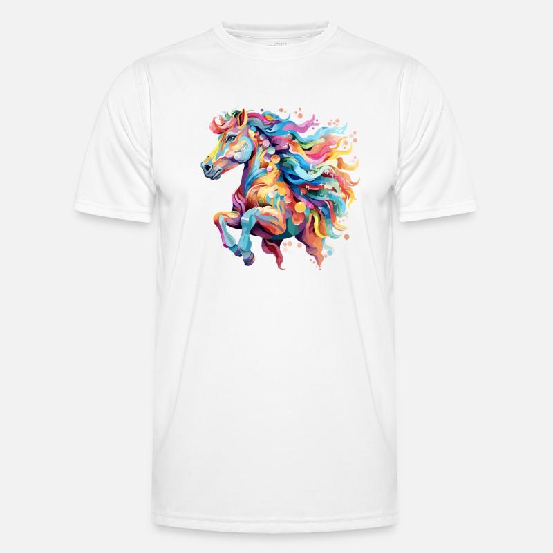 Cheval cabré T-shirt sport Homme