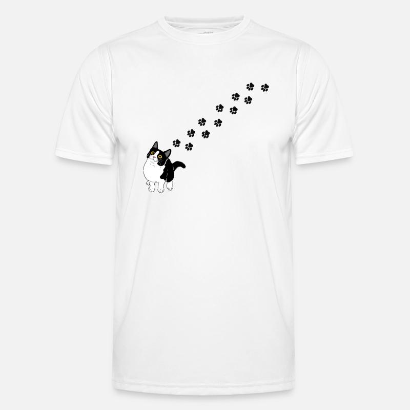 Pattes chat T-shirt sport Homme
