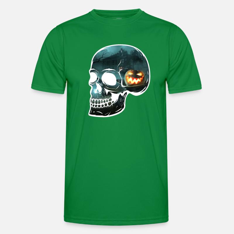 Skull terrifying vision Men's Functional T-Shirt