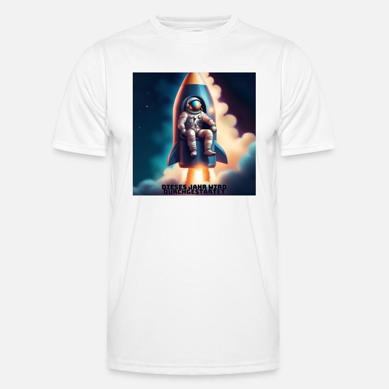 This year will take off - Men's Functional T-Shirt - white